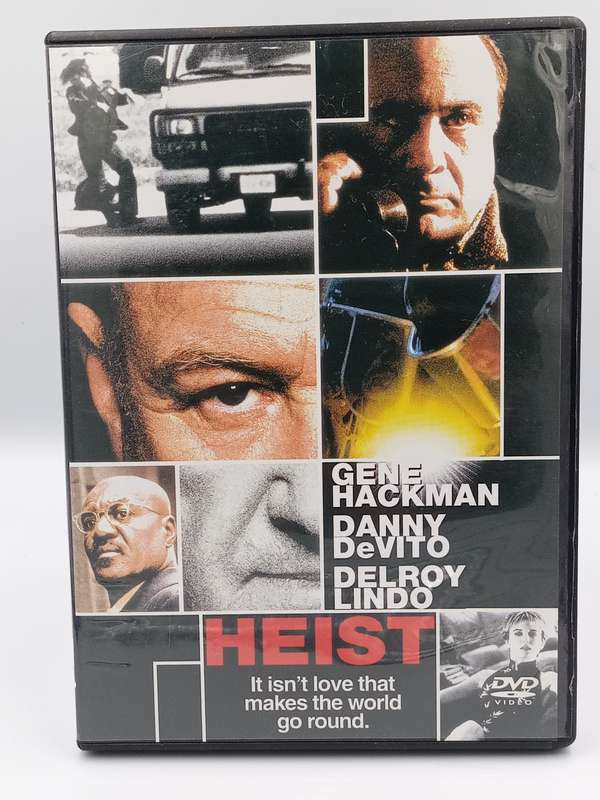 Heist DVD - Gene Hackman, Danny De Vito & Delroy Lindo