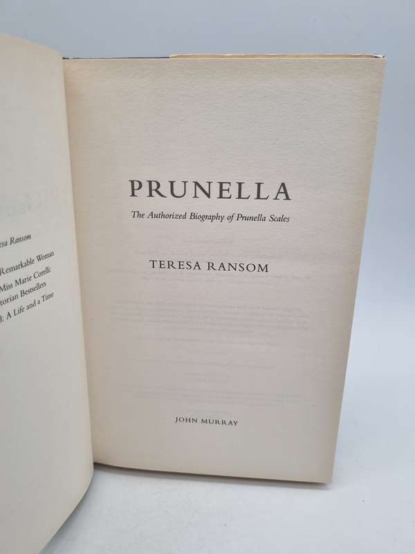 Prunella: The Authorised Biography of Prunella Scales by Teresa Ransom