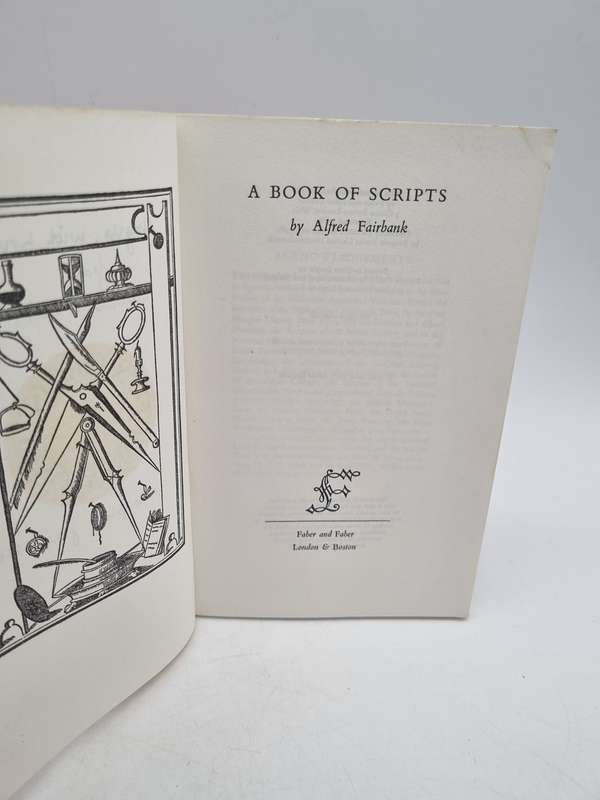 A Book of Scripts by Alfred Fairbank