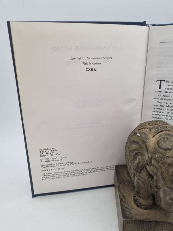 The Unjealous Years : An Owl Club Anthology - James Henry |  Limited Edition No 084