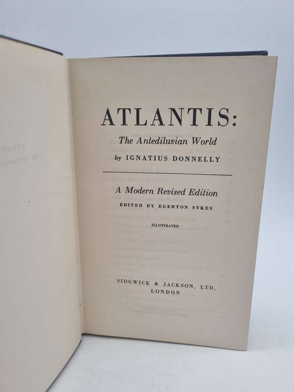 Atlantis: The Antediluvian World by Ignatius Donnelly