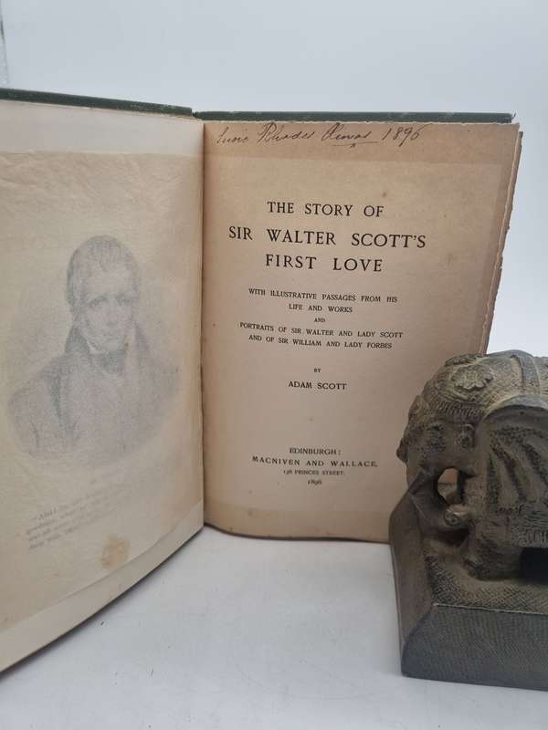 The Story of Sir Walter Scott's First Love Adam Scott | 1896  Macniven and Wallace, Edinburgh,