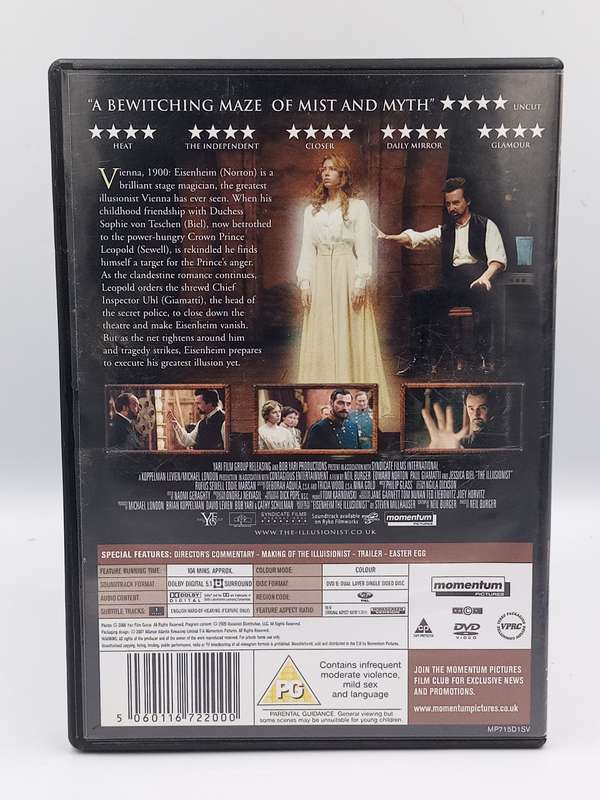 The Illusionist DVD