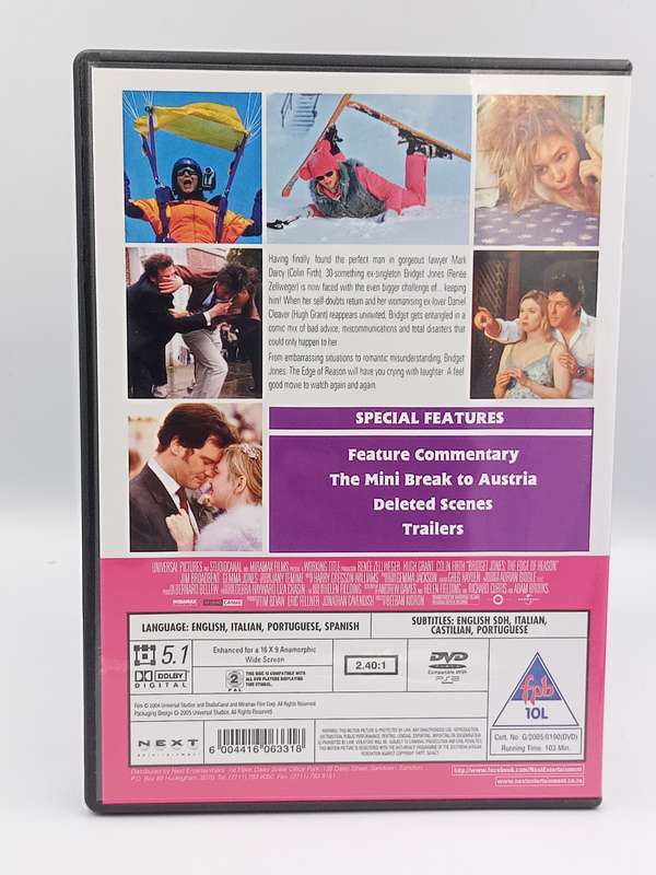 Bridget Jones The Edge of Reason DVD