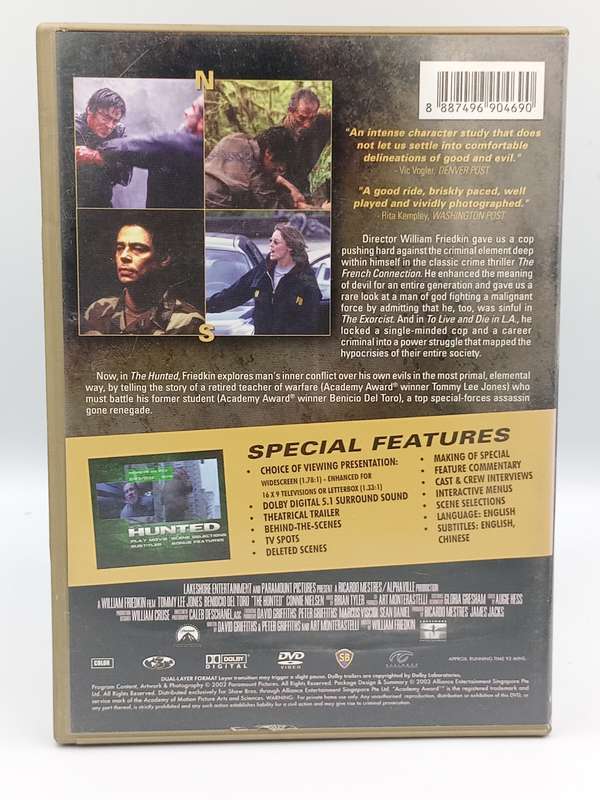 The Hunted Region 3 DVD - Tommy Lee Jones