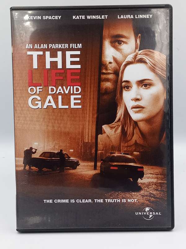 The Life of David Gale DVD - Kevin Spacey, Kate Winslet