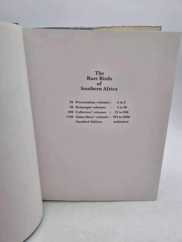 The Rare Birds of Southern Africa by PA Clancey