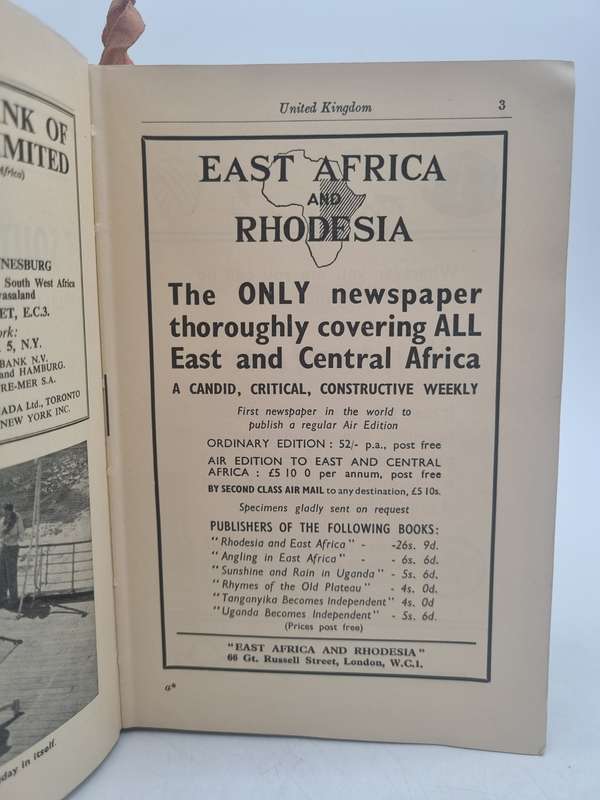 Year Book and Guide to Southern Africa 1964