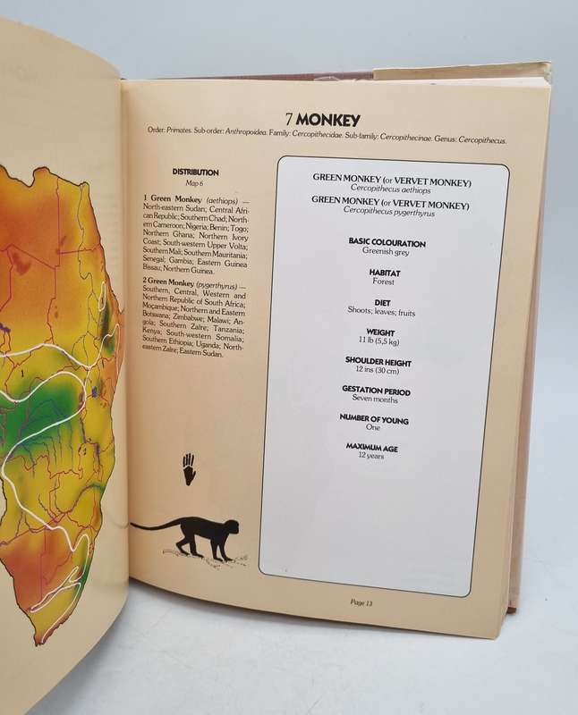 The Atlas of Africa`s Principal Mammals by Stephen J. Smith