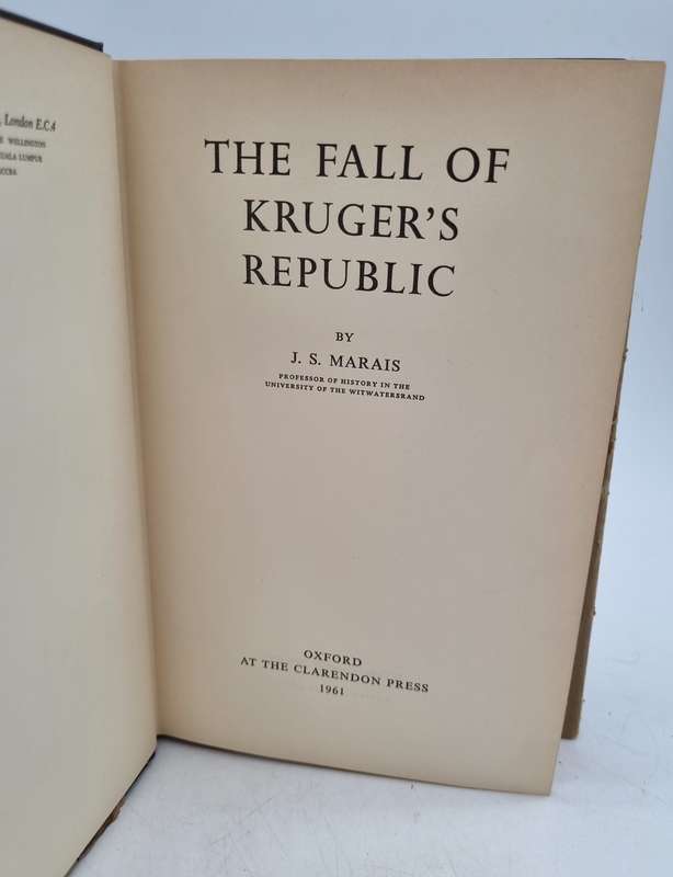 The Fall of Kruger`s Republic - JS Marais