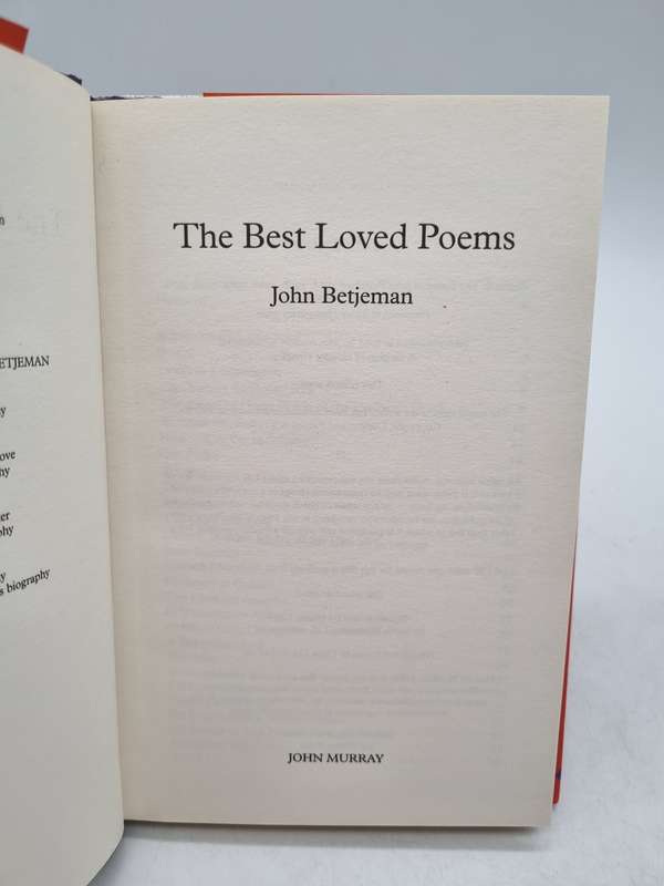Best Loved Poems of John Betjeman