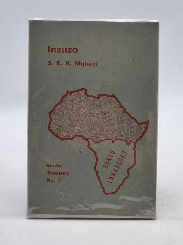 Inzuzo - SEK Mqhayi | Xhosa Poems ~ Bantu Treasury No 7 | Very Scarce First Edition 1974