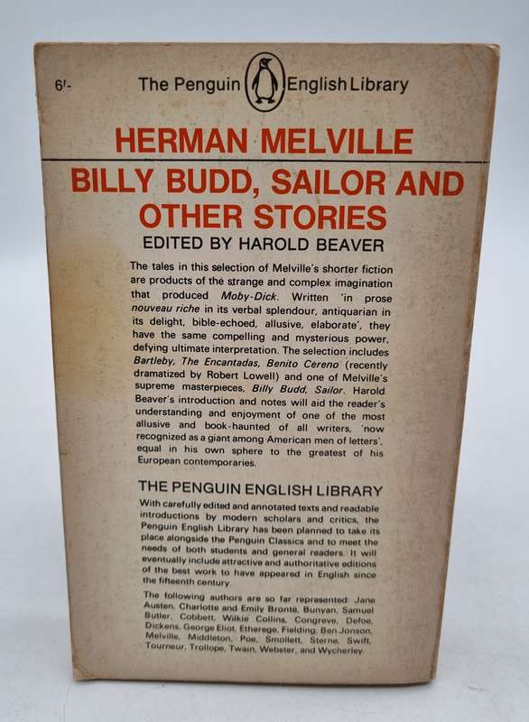 Billy Budd, Sailor & Other Stories by Herman Melville