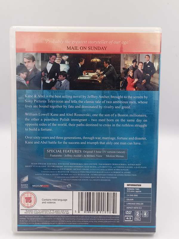 Kane & Abel The Complete Mini Series DVDs