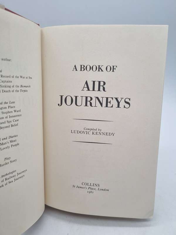 A Book of Air Journeys by Ludovic Kennedy