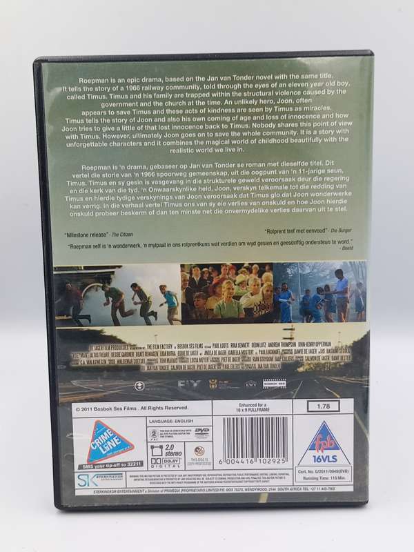 Roepman DVD - Paul Loots, Rika Sennet