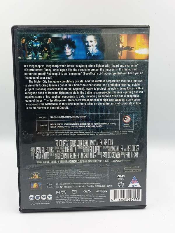 Robocop 3 DVD
