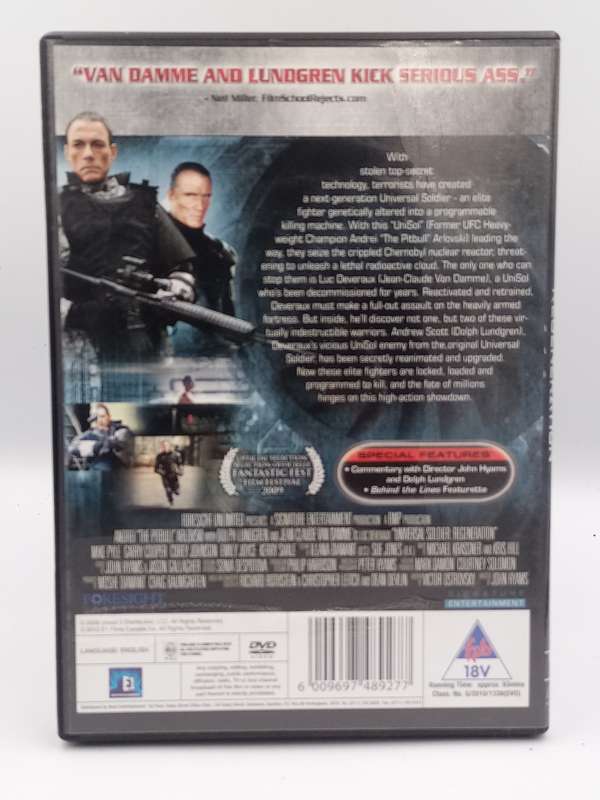 Universal Soldier Regeneration DVD - Andrei Arlovski, Dolph Lundgren & Jean-Claude van Damme