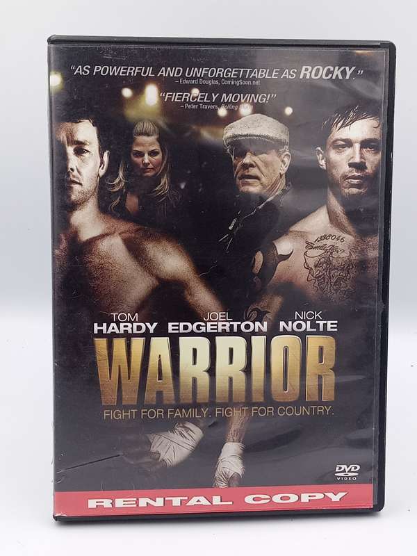 Warrior DVD - Tom Hardy, Joel Egerton & Nick Nolte