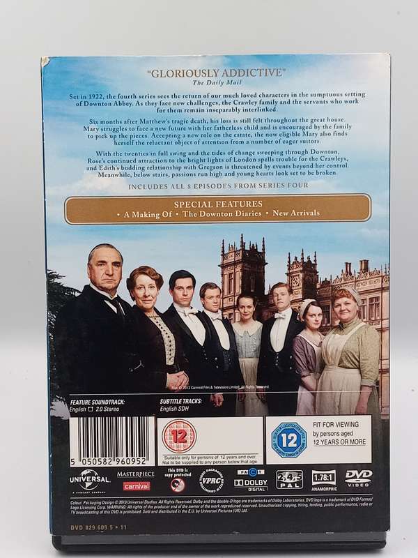 Downton Abbey Series Four DVDs - Maggie Smith & Hugh Bonneville