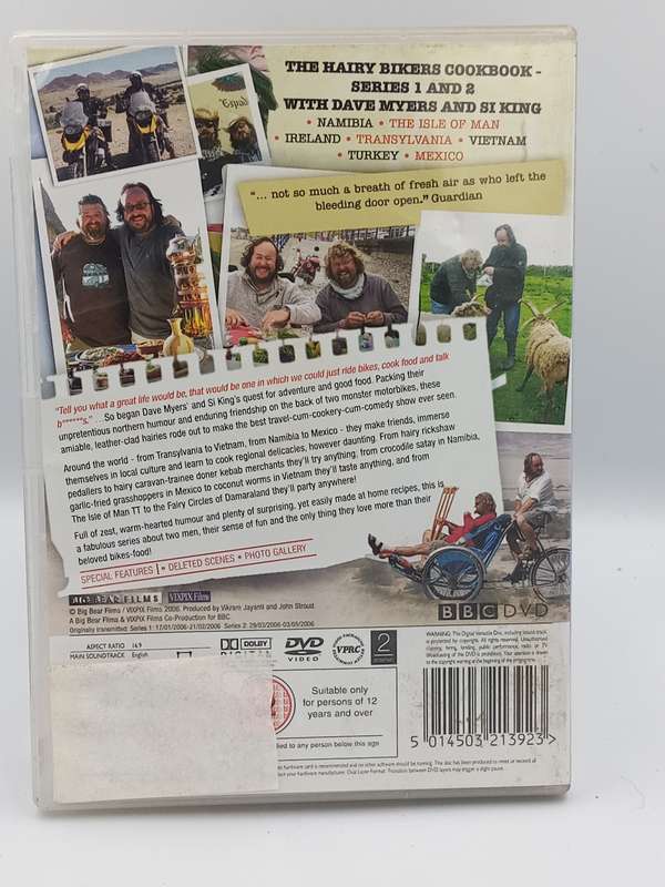 The Hairy Bikers Cookbook Series 1 & 2 DVDs