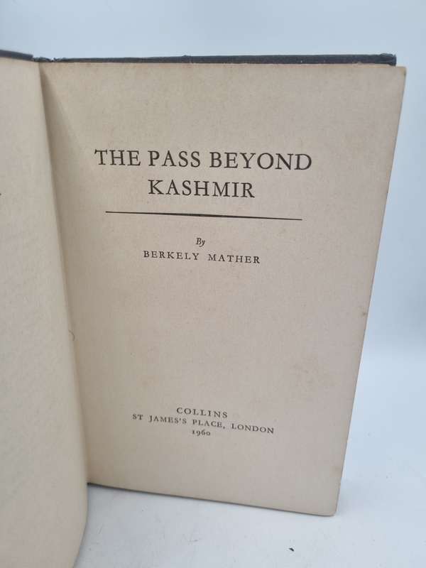 The Pass Beyond Kashmir by Berkely Mather | 1960