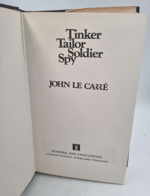 Tinker Tailor Soldier Spy ~ John Le Carre | First Edition Hodder and Stoughton, 1974