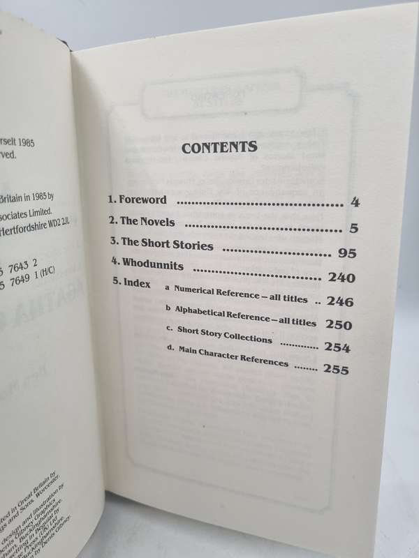 An A to Z of the Novels and Short Stories of Agatha Christie: Where, When, How and Who-Dunnit