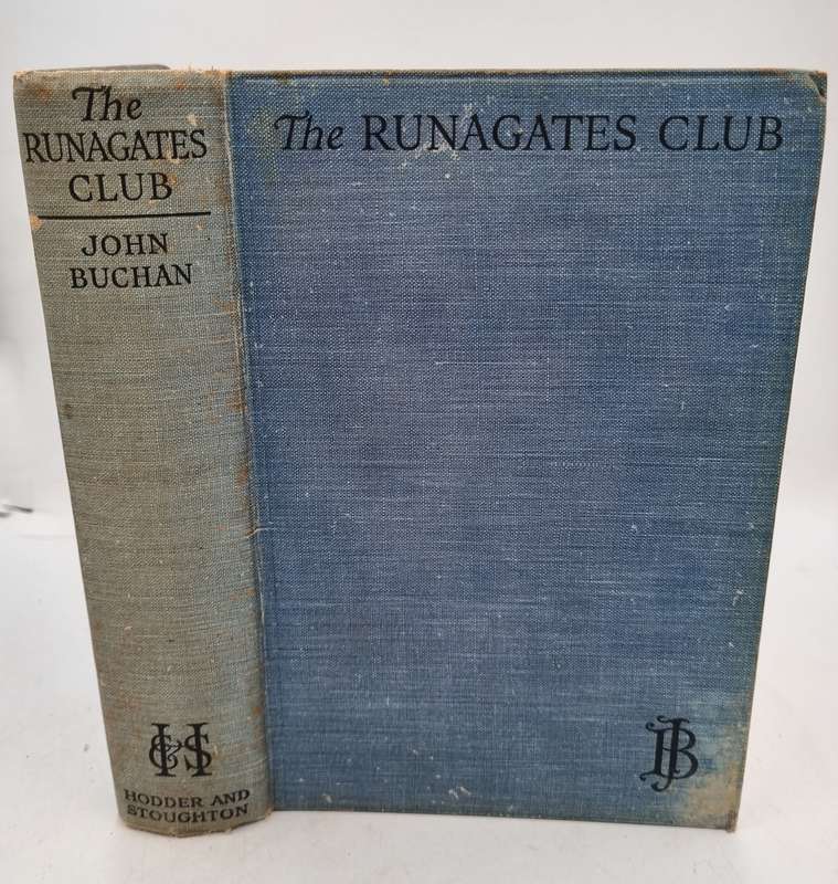 The Runagates Club by John Buchan|  Hodder and Stoughton, 1928