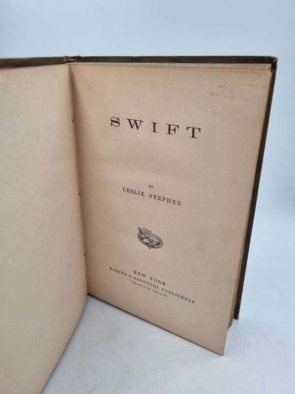 Jonathan Swift by Leslie Stephen | English Men of Letters Series Undated but C1901