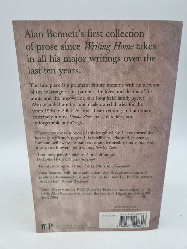 Untold Stories - Alan Bennett