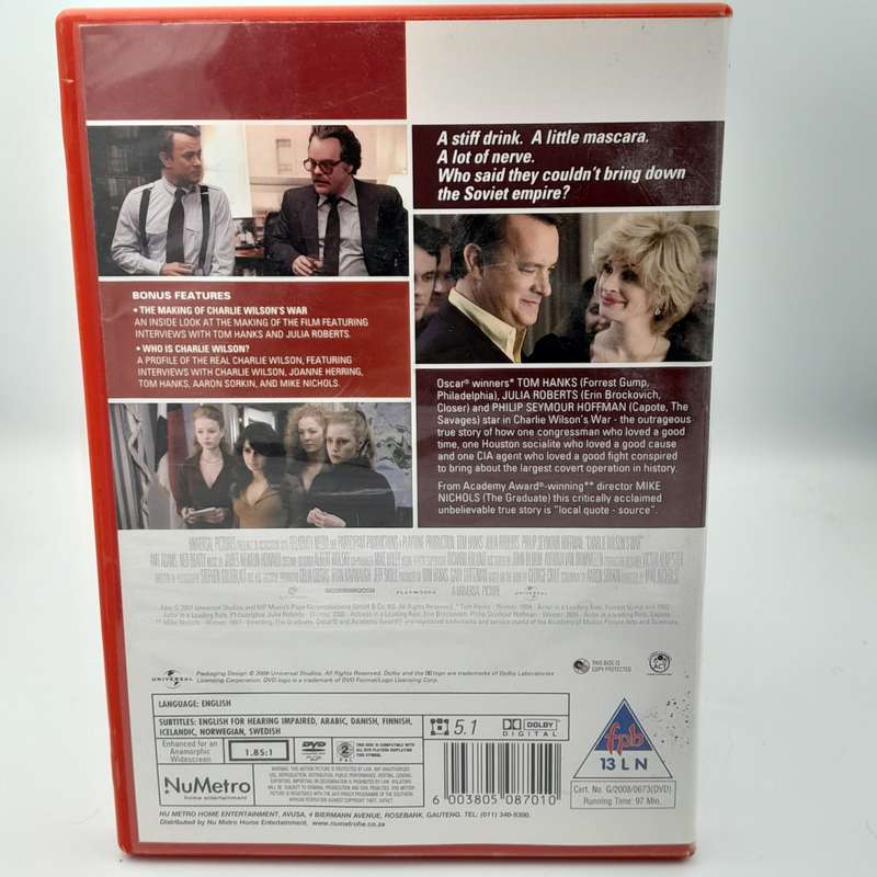 Charlie Wilson's War DVD - Tom Hanks, Julia Roberts
