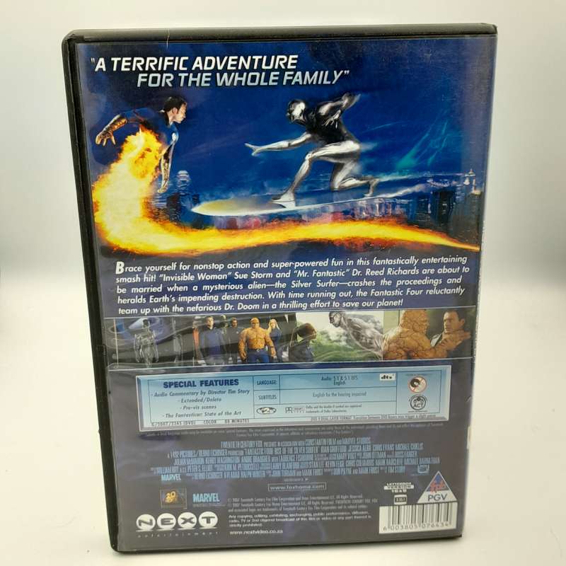 Fantastic 4 Rise of the Silver Surfer DVD
