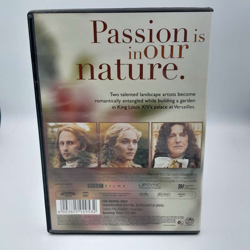 A Little Chaos DVD - Kate Winslet