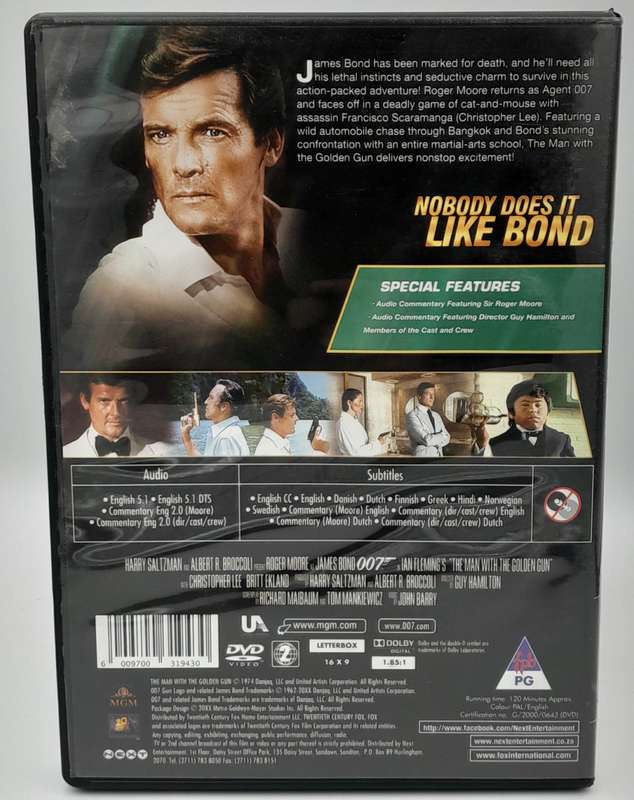 The Man with the Golden Gun DVD - Roger Moore