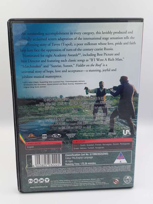 Fiddler on the Roof DVD
