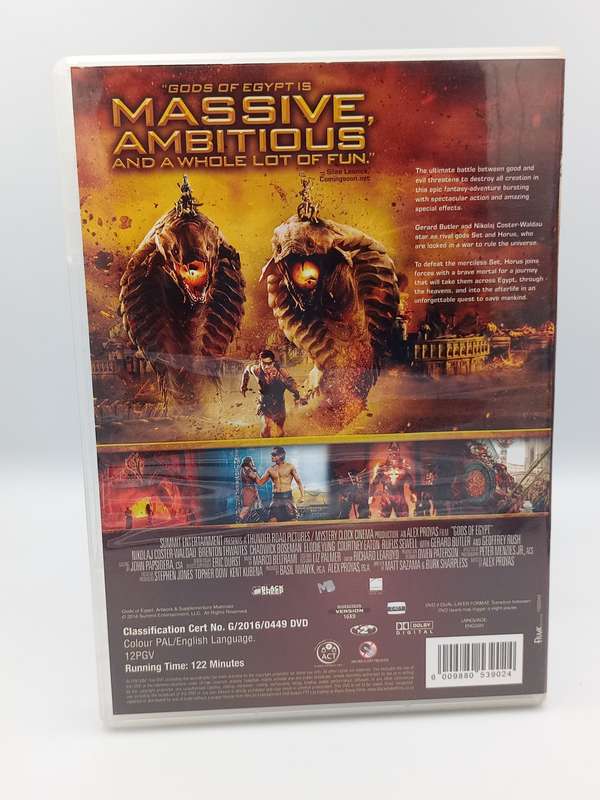 Gods of Egypt DVD