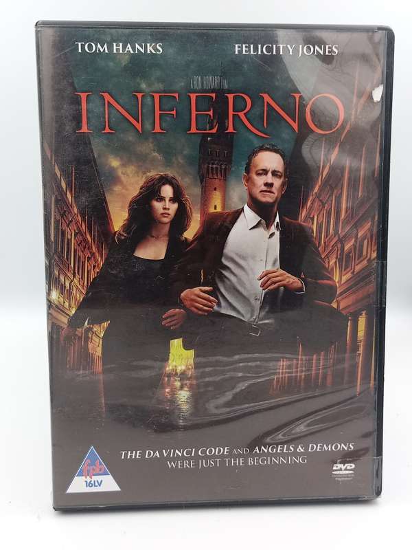 Inferno DVD - Tom Hanks & Felicity Jones