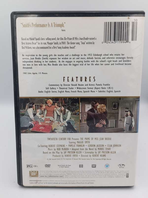 The Prime of Miss Jean Brodie DVD REGION 1- Maggie Smith