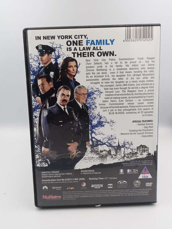 Blue Bloods The First Season DVDs - Tom Selleck