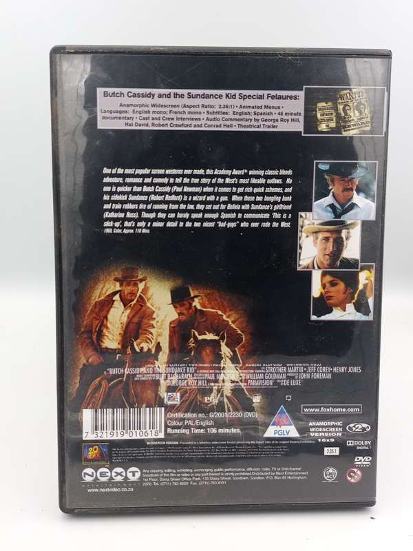 Butch Cassidy and the Sundance Kid DVD - Paul Newman & Robert Redford