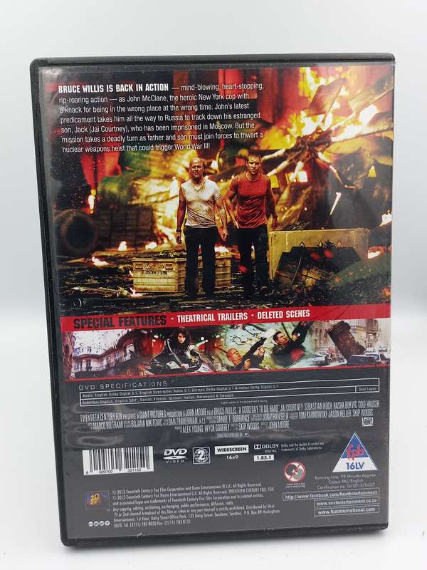 A Good Day to Die Hard Region 4 DVD - Bruce Willis