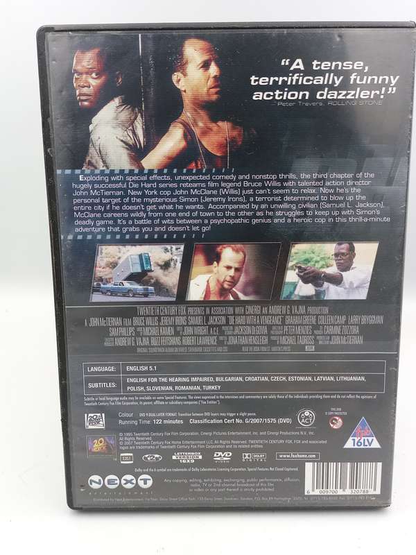 Die Hard with a Vengeance DVD - Bruce Willis