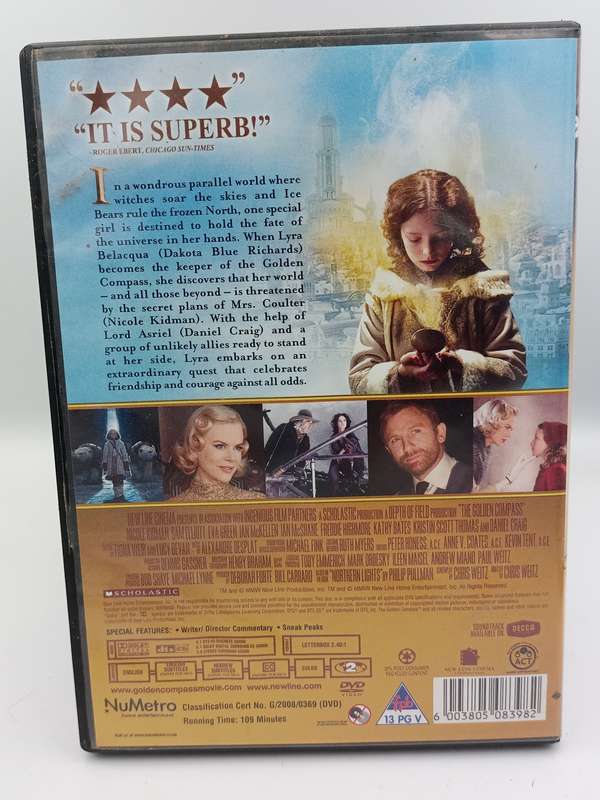 The Golden Compass DVD - Nicole Kidman & Sam Elliott