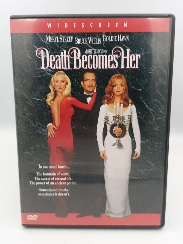 Death Becomes Her DVD - Meryl Streep, Bruce Willis & Goldie Hawn