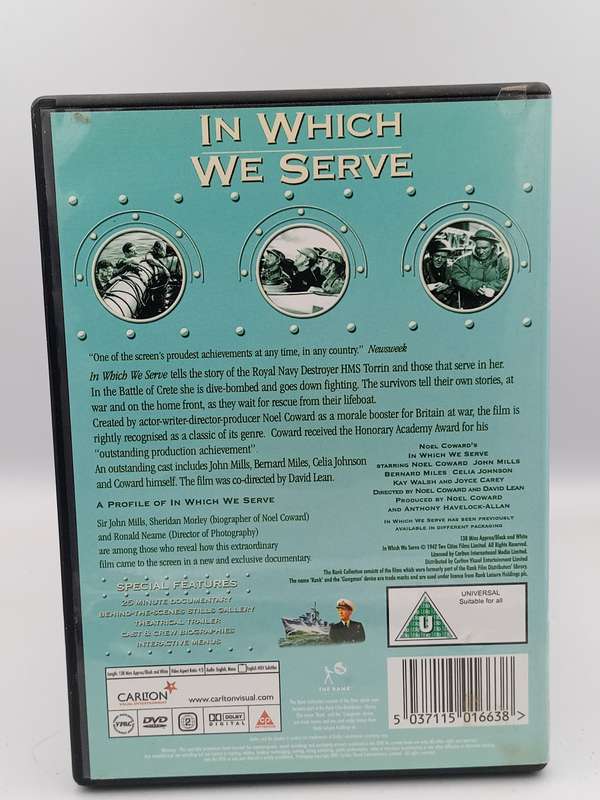 In Which We Serve DVD - Noel Coward