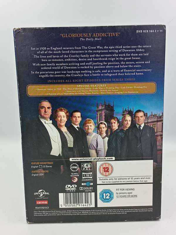 Downton Abbey Series Three DVDs - Maggie Smith & Hugh Bonneville
