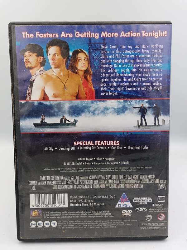 Date Night DVD - Steve Carell & Tina Fey