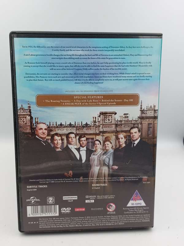 Downton Abbey Series Five DVDs - Maggie Smith & Hugh Bonneville