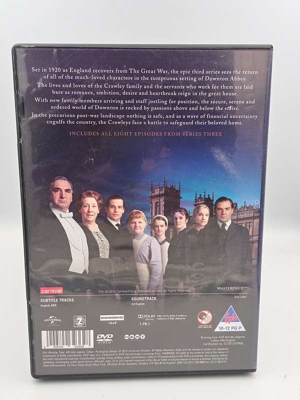 Downton Abbey Series Three DVDs - Maggie Smith & Hugh Bonneville